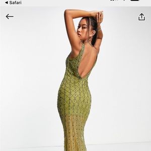 Embellished Sheer Mesh Gown
ASOS DESIGN
